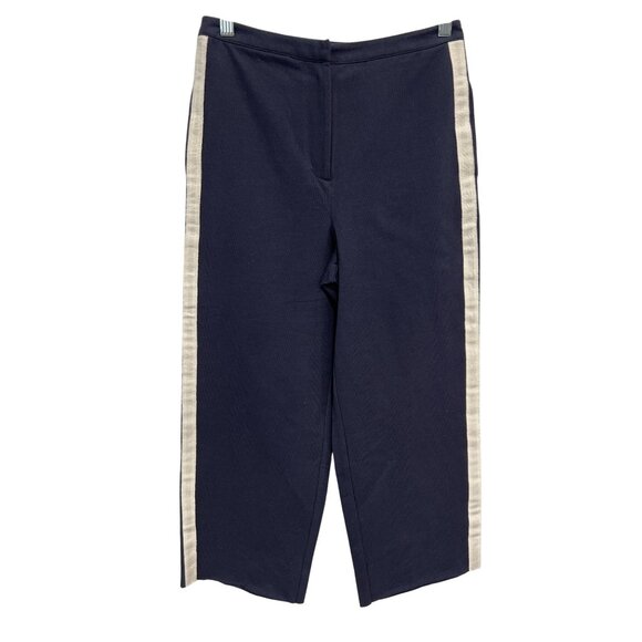 TAGS women’s small pants blue with white side stripes - Picture 1 of 10